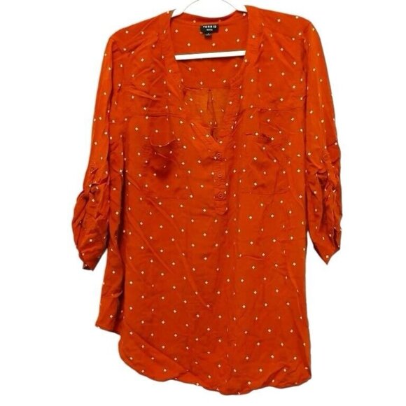 Torrid size 4 - 10 Piece LOT bundle Tops Short Sleeve Long Sleeve PLUS SIZE - Picture 7 of 14